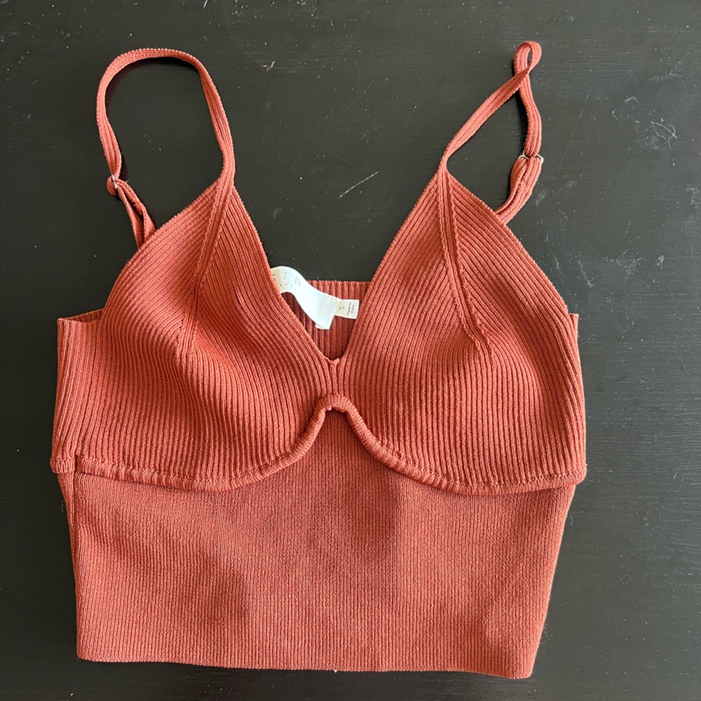 Orange Crop Top
